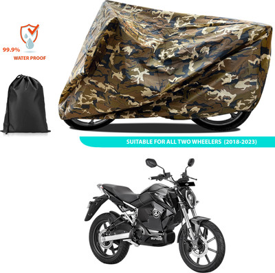 PAGORA Waterproof Two Wheeler Cover for Revolt(RV 300, Yellow)