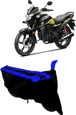 Autowish Waterproof Two Wheeler Cover for Honda(SP 125, Black, Blue)
