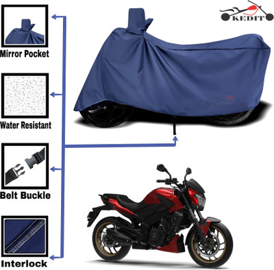 KEDIT Two Wheeler Cover for Bajaj(Dominar, Blue)