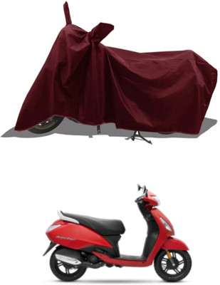 WMIZEXA Waterproof Two Wheeler Cover for Universal For Bike(Jupiter Grande BS6, Maroon)