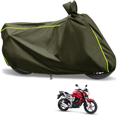 Euro Care Waterproof Two Wheeler Cover for Yamaha(FZ, Green)