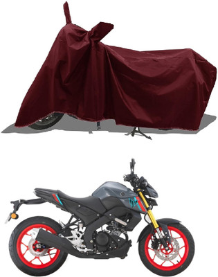 DeepShakshi AUTOMOTIVE Waterproof Two Wheeler Cover for Bajaj(v15, Maroon)