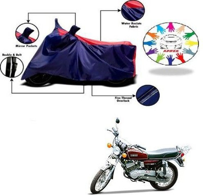 DeepShakshi AUTOMOTIVE Waterproof Two Wheeler Cover for Yamaha(RX 100, Blue, Red)