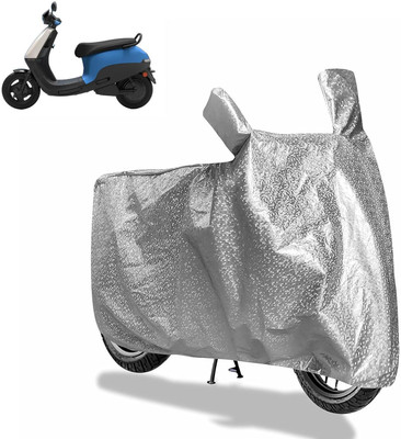 Rhtdm Waterproof Two Wheeler Cover for Ola(Silver)