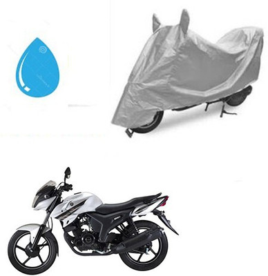 DeepShakshi AUTOMOTIVE Waterproof Two Wheeler Cover for Yamaha(SZ-S, Silver)