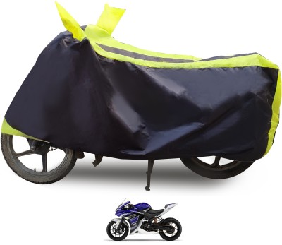 Euro Care Waterproof Two Wheeler Cover for Yamaha(YZF R25, Yellow, Black)