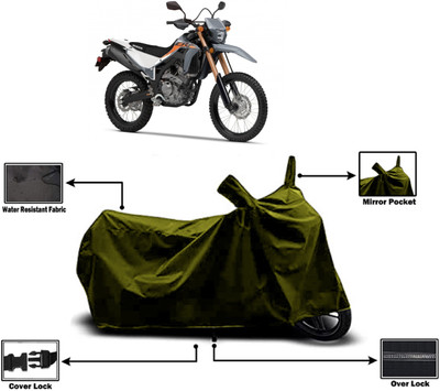Amexride Two Wheeler Cover for Honda(CRF 250 L, Green)