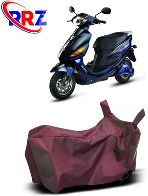 RRZ Waterproof Two Wheeler Cover for Hero(Electric Cruz, Maroon)