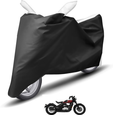 Caronix Waterproof Two Wheeler Cover for JAWA(Bobber 350, White)