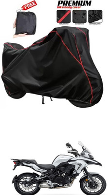 DeepShakshi AUTOMOTIVE Two Wheeler Cover for Benelli(TRK 502, Black)