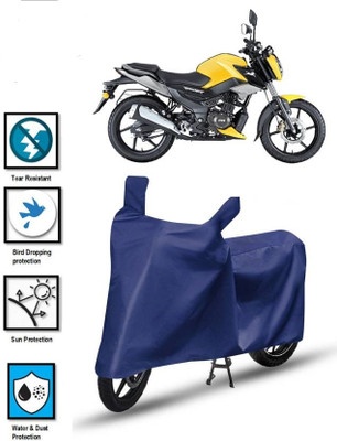 smwzxyu Waterproof Two Wheeler Cover for TVS(Blue)