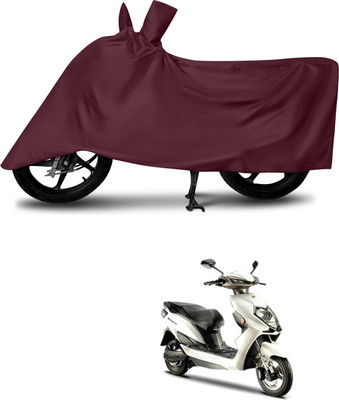 DeepShakshi AUTOMOTIVE Waterproof Two Wheeler Cover for Evolet(Derby, Maroon)