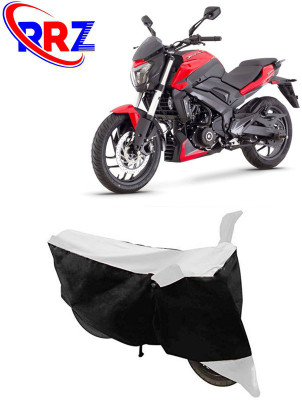 RRZ Waterproof Two Wheeler Cover for Bajaj(Dominar 250, Black, White)