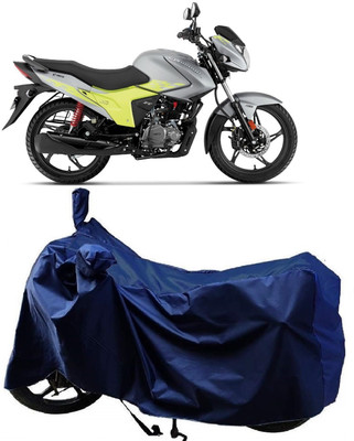 MMSSTAR Waterproof Two Wheeler Cover for Hero(Glamour Blaze, Blue)