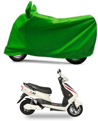 Furious3D Two Wheeler Cover for Okinawa(R30 electric scooter, Green)