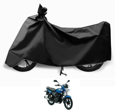 AASHTIK MART Two Wheeler Cover for Bajaj(Platina 100 DTS-i, Black)