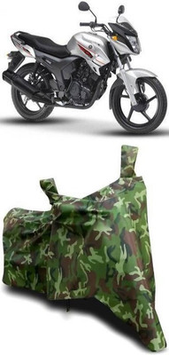 ATBROTHERS Waterproof Two Wheeler Cover for Yamaha(SZ-RR V2 BS6, Multicolor, Green)