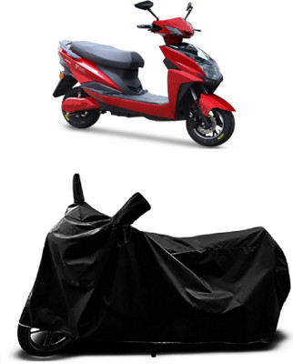 OliverX Waterproof Two Wheeler Cover for Okinawa(Raise BS6, Black)