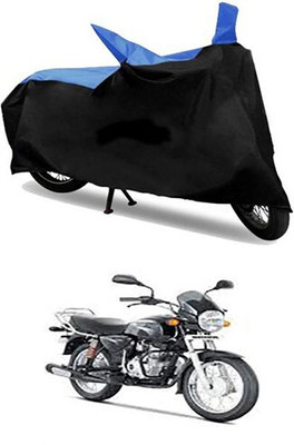 Mdstar Waterproof Two Wheeler Cover for Bajaj(Blue, Black)