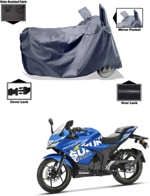 PAGORA Waterproof Two Wheeler Cover for Suzuki(Gixxer SF 150, Grey)