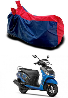 DeepShakshi AUTOMOTIVE Waterproof Two Wheeler Cover for Yamaha(Alpha BS6 BS6, Red)
