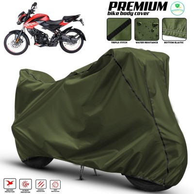 MADAFIYA Two Wheeler Cover for Bajaj(Pulsar 200NS FI, Green, Black, Multicolor)