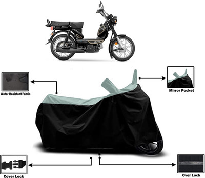 Amexride Two Wheeler Cover for TVS(XL 100 Heavy Duty, Multicolor)