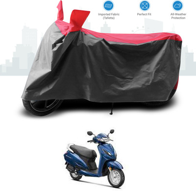 GOSHIV-car and bike accessories Two Wheeler Cover for Honda(Activa 125, Red)