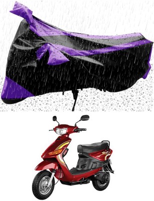 Mdstar Waterproof Two Wheeler Cover for Indus(Yo Spark, Purple, Black)