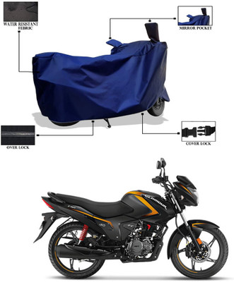 GOSHIV-car and bike accessories Waterproof Two Wheeler Cover for Hero(Glamour FI, Blue)