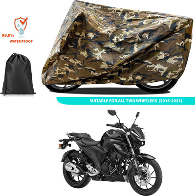 PAGORA Waterproof Two Wheeler Cover for Yamaha(FZ 25, Yellow)