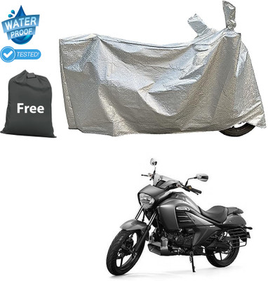 CODOKI Waterproof Two Wheeler Cover for Suzuki(intruder 150, Silver)