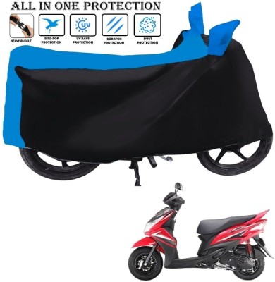 SThanaveX Waterproof Two Wheeler Cover for Yamaha(Ray, Black, Blue)