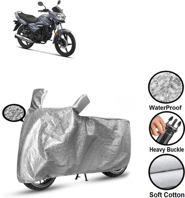 PAGORA Waterproof Two Wheeler Cover for Honda(CB Shine, Silver)