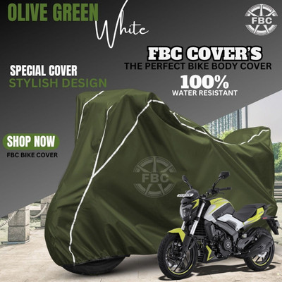 AutoGalaxy Waterproof Two Wheeler Cover for Bajaj(Dominar 400 BS6, Green)