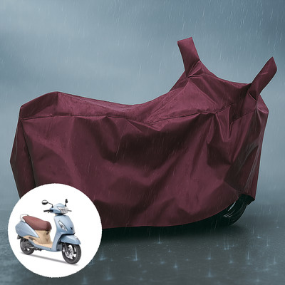 PAGORA Waterproof Two Wheeler Cover for TVS(Jupiter Grande, Maroon)