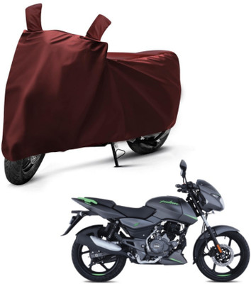 sowelar Waterproof Two Wheeler Cover for Bajaj(Pulsar 125, Maroon)