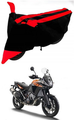 AutoGalaxy Waterproof Two Wheeler Cover for KTM(125 Duke, Red, Black)