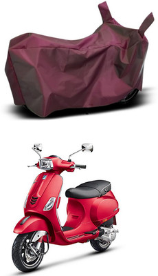 MMSSTAR Waterproof Two Wheeler Cover for Piaggio(Vespa SXL 150, Maroon)