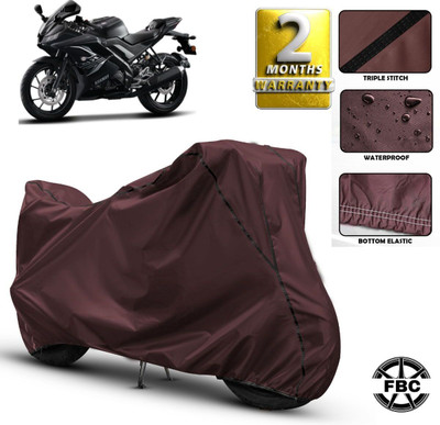 AutoGalaxy Waterproof Two Wheeler Cover for Yamaha(R15, Maroon)