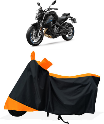 Tricway Two Wheeler Cover for CFMoto(650 NK, Orange)
