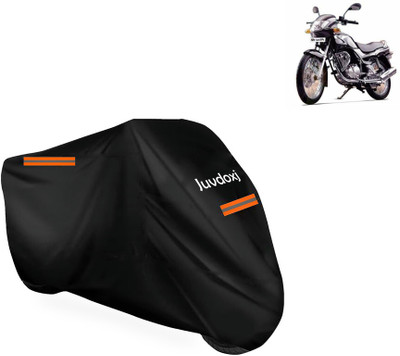 Juvdoxj Waterproof Two Wheeler Cover for TVS(Fiero F2, Black)