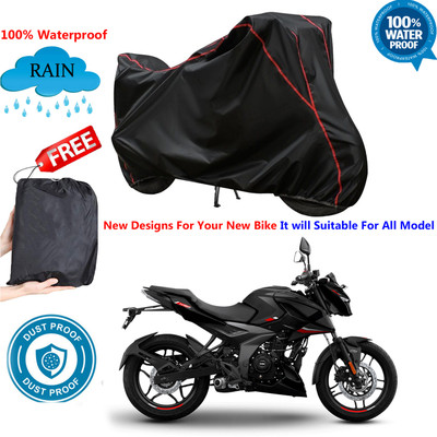 OliverX Waterproof Two Wheeler Cover for Bajaj(Pulsar N160, Black)