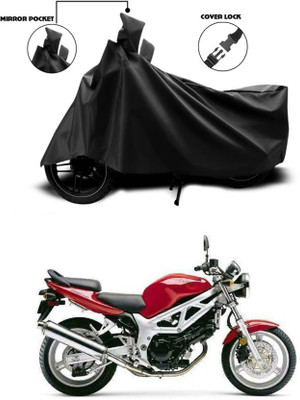 KEDIT Two Wheeler Cover for Suzuki(SV650 BS6, Black)