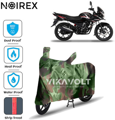 NOIREX Waterproof Two Wheeler Cover for Bajaj(Discover 150 f, Green)