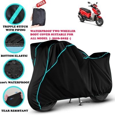 SThanaveX Waterproof Two Wheeler Cover for Hero(Black)