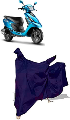 Amexride Two Wheeler Cover for TVS(Zest, Blue)