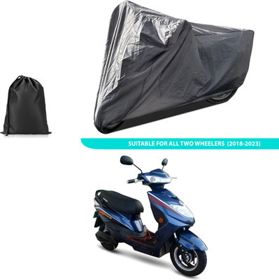 CODOKI Two Wheeler Cover for Okinawa(Ridge, Grey)