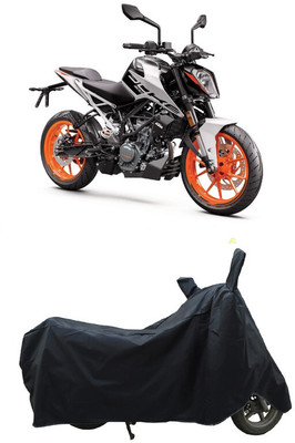 Coxtor Waterproof Two Wheeler Cover for KTM(Duke 200, Black)