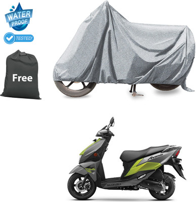 PAGORA Waterproof Two Wheeler Cover for Suzuki(Avenis 125, Silver)